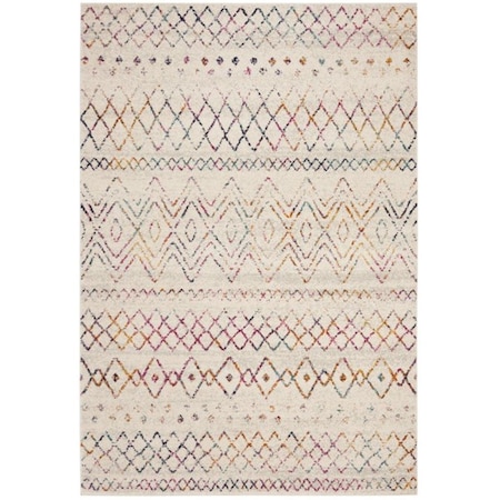 Safavieh 9 x 12 ft. Madison 700 Power Loomed Area RugIvory & Multicolor MAD798A-9